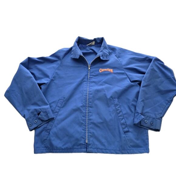 Vintage Capri Sun Drink King Louie Pro Fit Jacket Med Made USA Rare 90s Caprisun - Picture 2 of 12